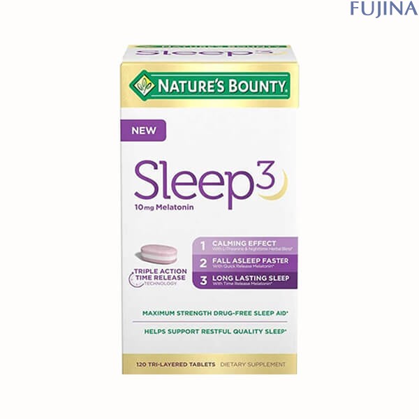 natures bounty sleep 3 của mỹ trị mất ngủ