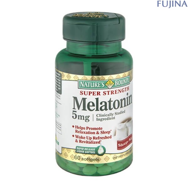 viên nén natures bounty melatonin 5mg trị mất ngủ